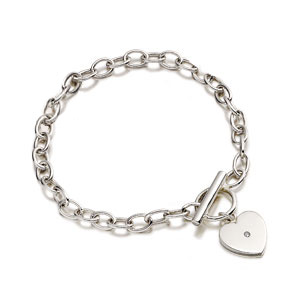 Heart Charm Bracelet